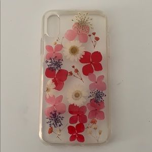 Floral iPhone XS case